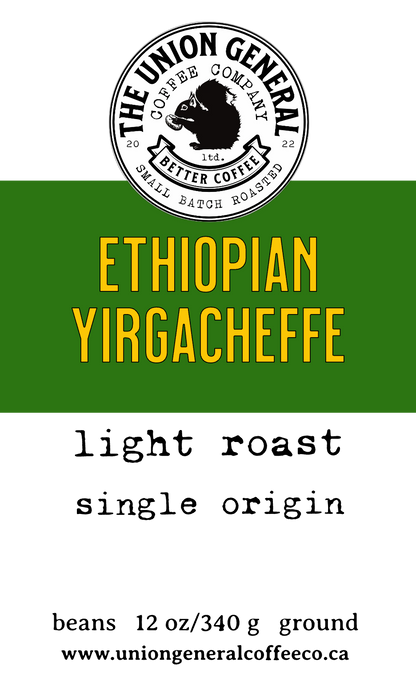Ethiopian Yirgacheffe - SINGLE ORIGIN